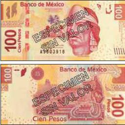 Банк Мексики выпускает новую банкноту в 100 песо