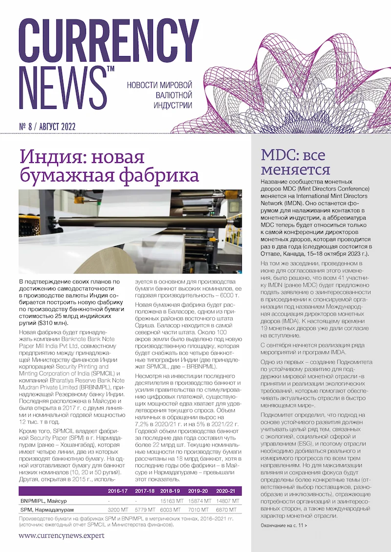 «Currency News: Новости мировой валютной индустрии» № 08, 2022