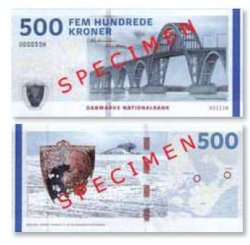 Дания выпускает обновленные банкноты в 500 крон Дания выпускает обновленные банкноты в 500 крон