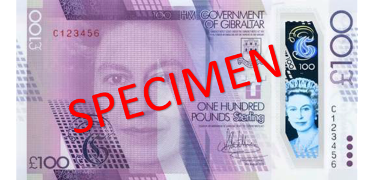 New £100 Banknote for a Holographic Foil on De La Rue’s Safeguard® 
