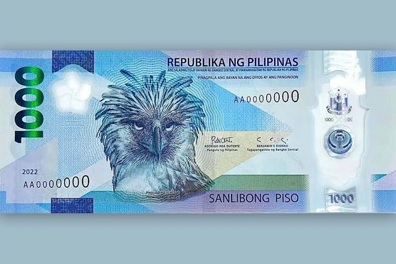 Полимерная банкнота в 1000 филиппинских песо завоевала международную награду