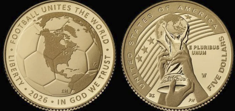 Монетный двор США начал приём заказов на памятные монеты к ЧМ-2026
